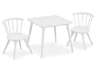 Bianca White (130) 9-Windsor Table & 2 Chair Set