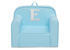 E 18-Personalized Monogram Light Blue Cozee Chair