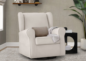 Cream (743) 20-Reston Nursery Glider Swivel Rocker Chair