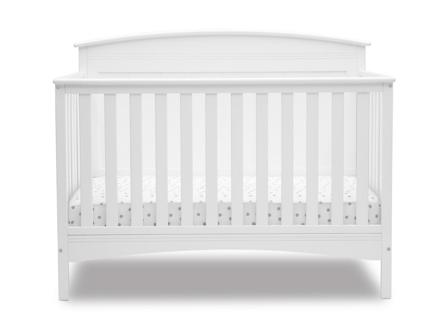 Bianca White (130) 6-Archer 4-in-1 Convertible Crib