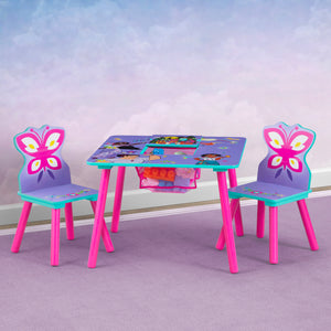 Encanto (1039) 8-Disney Encanto Kids Table and Chair Set with Storage (2 Chairs Included)