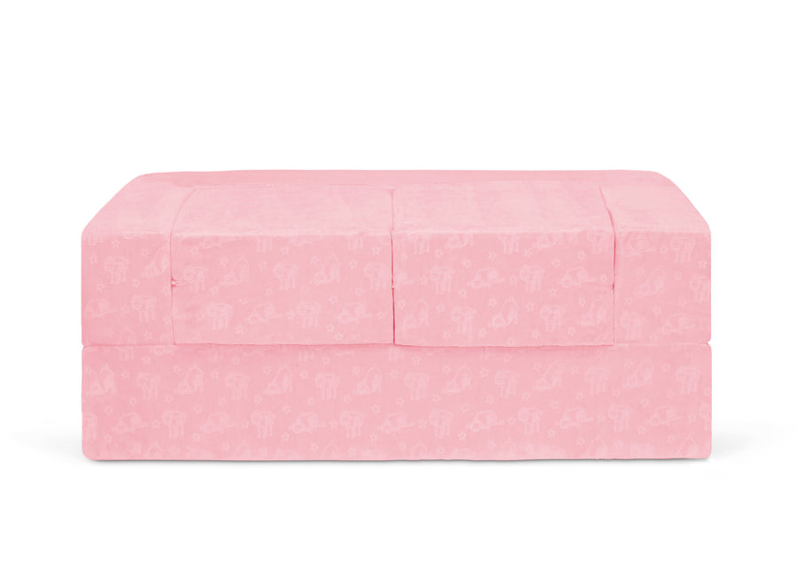 Pink (5059) 7-Serta Perfect Sleeper Convertible Sofa and Play Set