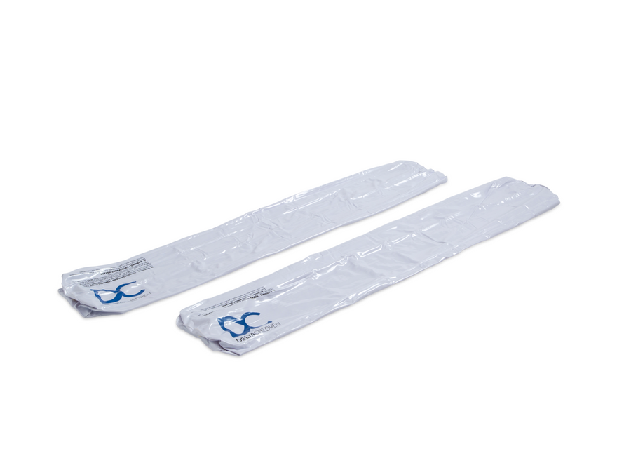White (5051) 3-Inflatable Bed Rails for Toddlers & Kids with Foot Pump (2 Pack)