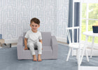 iComfort Grey (5080) 1-iComfort Memory Foam Flip-Out 2-in-1 Convertible Chair to Lounger for Kids