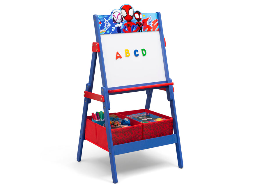 Spider-Man (1163) 2-Spidey and His Amazing Friends Wooden Activity Easel with Storage