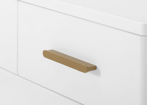 Bianca White with Melted Bronze (186) 16-Sloane 4 Drawer Dresser with Changing Top