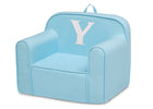 Y 100-Personalized Monogram Light Blue Cozee Chair