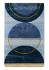 Assorted (999) 3-Blue Abstract Hand-Tufted Area Rug 5x8