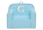 G 26-Personalized Monogram Light Blue Cozee Chair