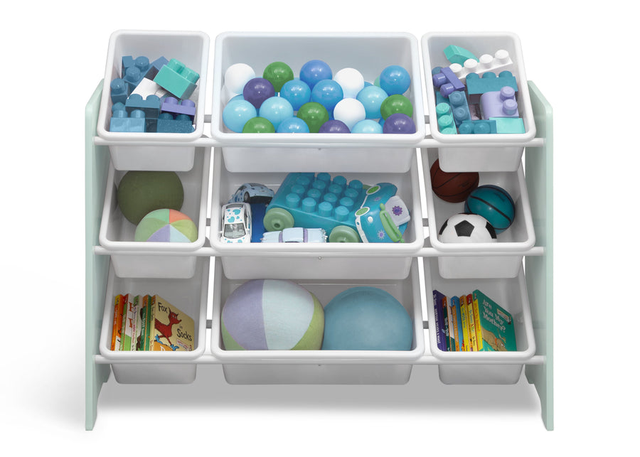 Mint (573C) 21-MySize 9 Bin Plastic Toy Organizer