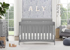 Grey (026) 1-Richmond 6-in-1 Convertible Baby Crib