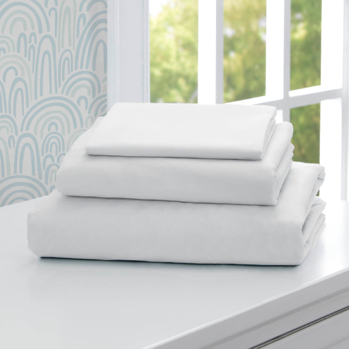 White (100) 0-3-Piece Twin Sheet Set