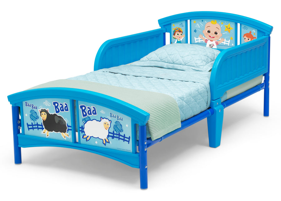 CoComelon (1224) 3-CoComelon Plastic Toddler Bed