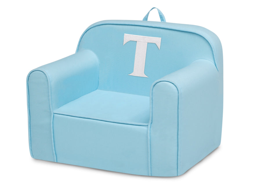T 80-Personalized Monogram Light Blue Cozee Chair