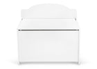 Textured White (1349) 5-Newport Wood Toy Box