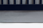 Linen Grey (070) 10-babyGap Linen Crib Skirt