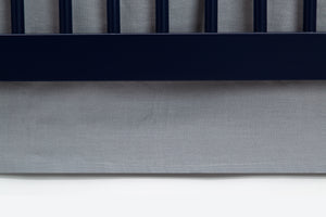 Linen Grey (070) 15-babyGap Linen Crib Skirt