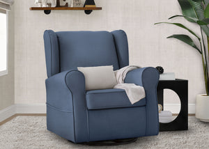Sailor Blue (424) 5-Reston Nursery Glider Swivel Rocker Chair