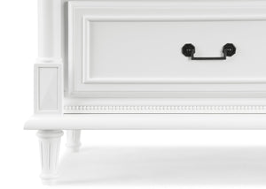 Bianca White (130) 11-Juliette 6 Drawer Dresser with Changing Top
