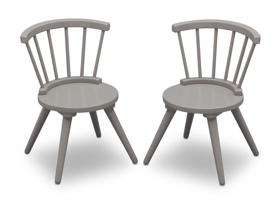 Grey (026) 5-Windsor Table & 2 Chair Set