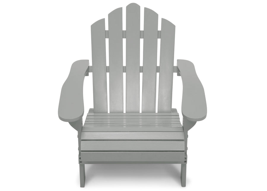 Grey (427C) 13-Kids Wood Adirondack Chair for Indoor & Outdoor Use