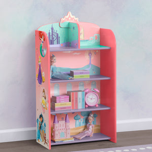 Disney Princess (1038) 14-Disney Princess Wooden Playhouse 4-Shelf Bookcase