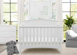 Bianca White (130) 5-Bennett 4-in-1 Convertible Crib