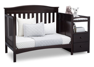Dark Chocolate (207) 18-Birkley Convertible Crib and Changer