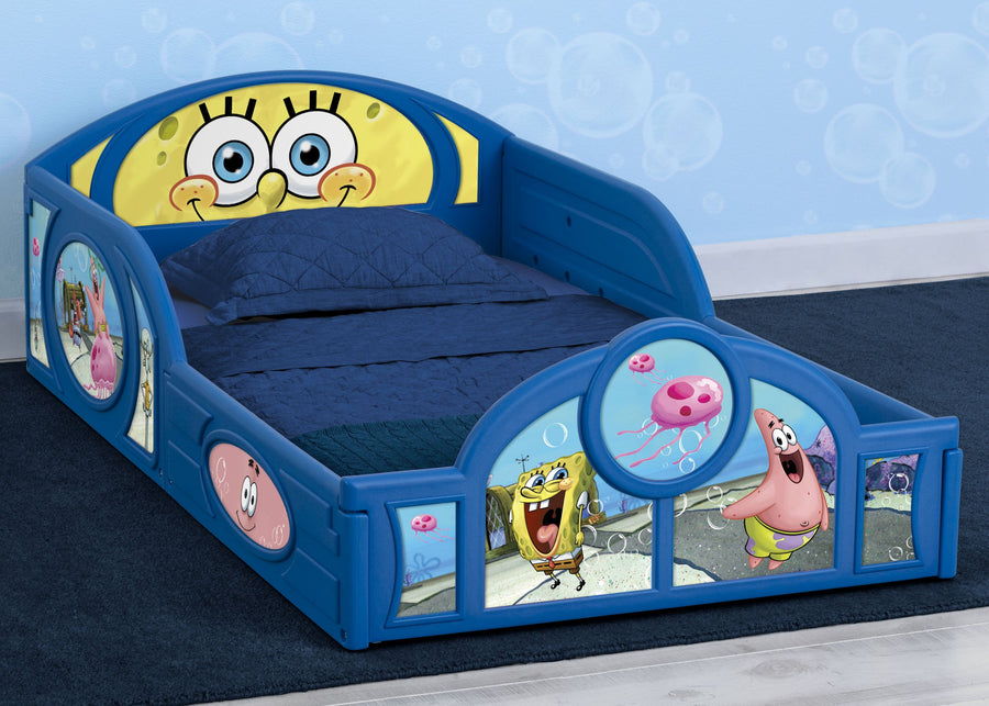 Diego (1112) 1-SpongeBob SquarePants Plastic Sleep and Play Toddler Bed
