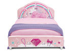 Pink (2060) 3-Princess Upholstered Twin Bed
