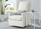Cream (743) 12-Adley Nursery Glider Swivel Rocker Chair