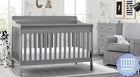 Canton 4-in-1 Crib Grey 1-Canton Collection