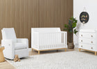 Bianca White with Natural (123) 1-babyGap Oxford 6-in-1 Convertible Crib