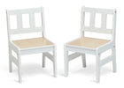 Natural and Primary Colors (1189) 4-Table and Chair Set (2 Chairs Included)