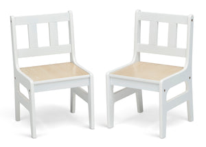 Natural and Primary Colors (1189) 4-Table and Chair Set (2 Chairs Included)