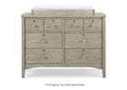 Textured Limestone (1340) 10-Farmhouse 6 Drawer Dresser