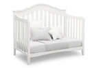 Textured White (1349) 5-Farmhouse 6-in-1 Convertible Baby Crib