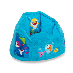 Baby Shark (1127) 3-Baby Shark Cozee Fluffy Chair, Toddler Size (for Kids Up to 6 Years Old)