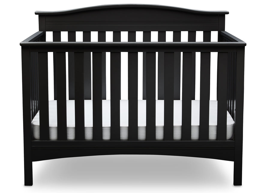 Black (001) 2-Baker 4-in-1 Convertible Crib