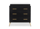 Black with Melted Bronze (1413) 6-Sloane 4 Drawer Dresser with Changing Top