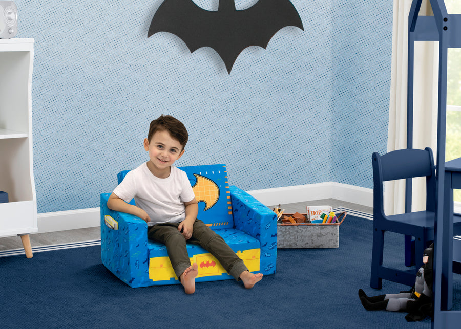 Batman (1200) 1-Batman Cozee Flip-Out Chair - 2-in-1 Convertible Chair to Lounger for Kids