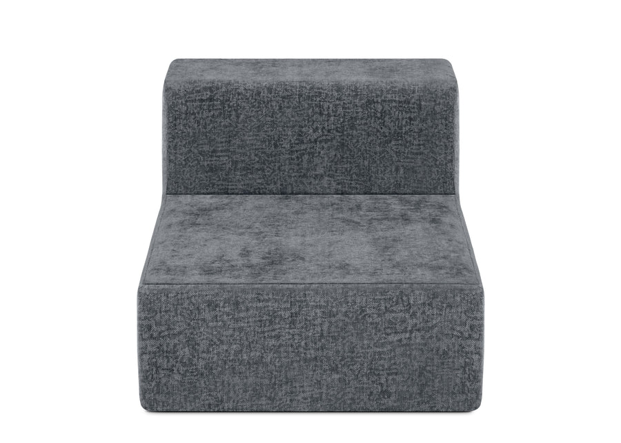 Grey Suede (5000) 1-Cozee Armless Chair