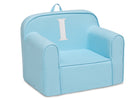 I 35-Personalized Monogram Light Blue Cozee Chair