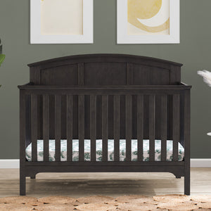 Textured Stone Grey (1460) 44-Sweet Beginnings Sage Curve Top 6-in-1 Convertible Crib