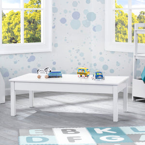Delta Children Bianca White (130) Grow-With-Me Table (W101301) 29-Grow-With-Me Table