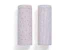 Pink Hearts & Stripes (3029) 11-babyGap Reversible 100% Organic Cotton Blankets - 2 Pack