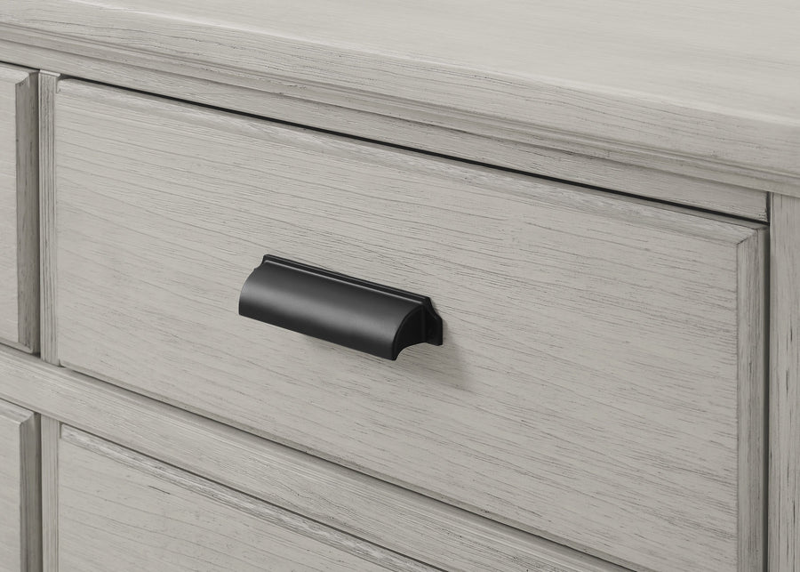 Rustic Mist (1373) 5-Asher 6 Drawer Dresser with Changing Top