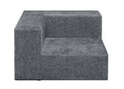 Grey Suede (5000) 1-Cozee Corner Chair