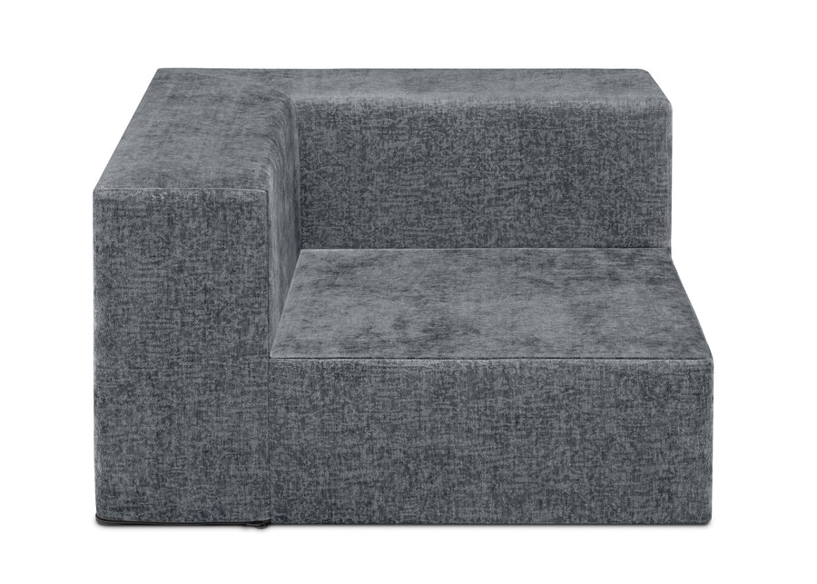 Grey Suede (5000) 1-Cozee Corner Chair