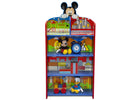 Mickey Hot Dog (1054) 2-Mickey Mouse Wooden Playhouse 4-Shelf Bookcase